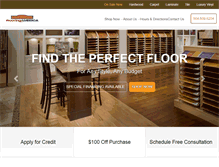 Tablet Screenshot of premiereflooringamerica.com